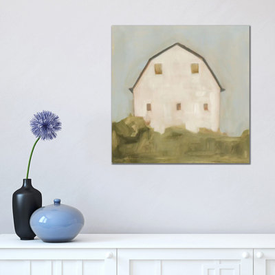 Serene Barn III by Emma Scarvey - Wrapped Canvas Painting