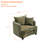 40.2" Chenille Removable Cover Soft Seat Sofa-2143072212