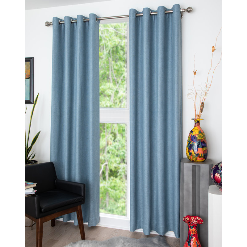 Synder Room Darkening Curtains / Drapes Pair, Dusty