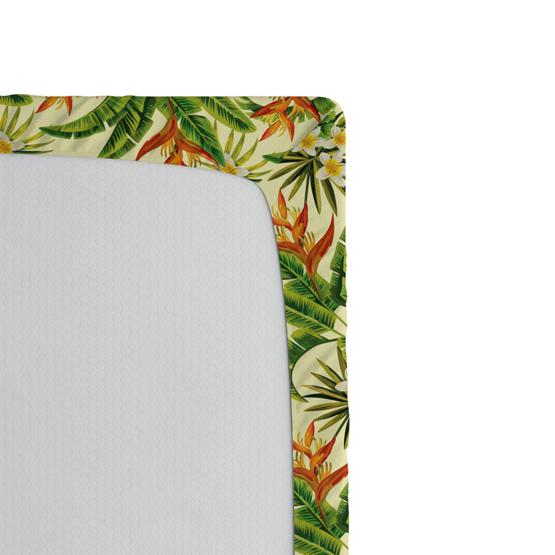 Ensemble de 2 draps-housses Ambesonne, Multicolore / floral 17, Drap-housse grand