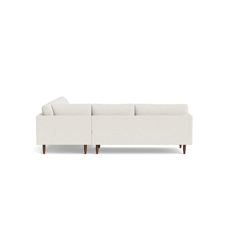 Skinny Fat Sectional, Right Hand Facing, Performance Weave - Zinc