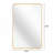 Metal Framed Rectangular Bathrrom Mirror For Wall-637326340