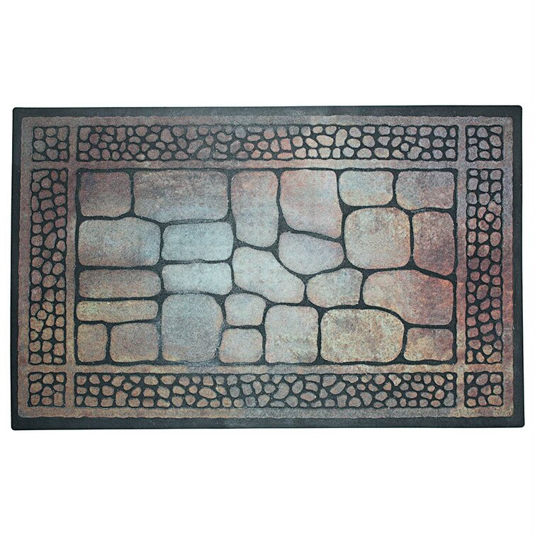 Geo Rubber Doormat