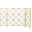 3 écrans de protection pour foyer - fer, X, or rose / noir / or, H 30,17 po x l 49,57 po, motif de garde, or / noir / couleurs or, 30,17 po x 49,57 po x 14 po