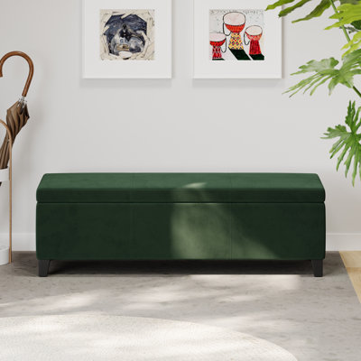 Banc de rangement avec repose-pieds d'intérieur Forest