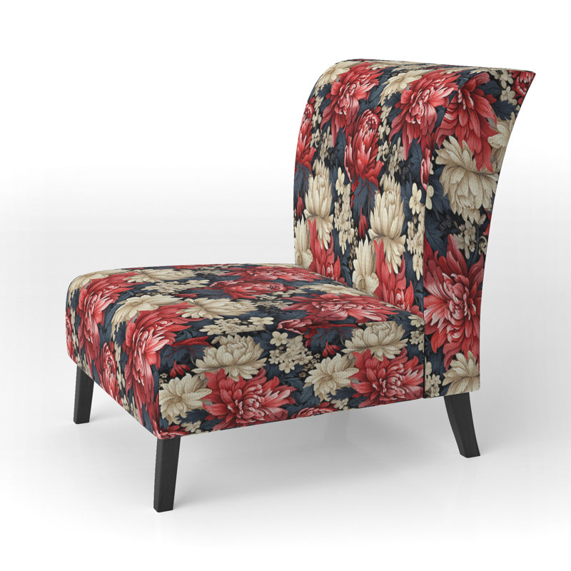 Fauteuil de chambre Mystic Red Damask Whispers