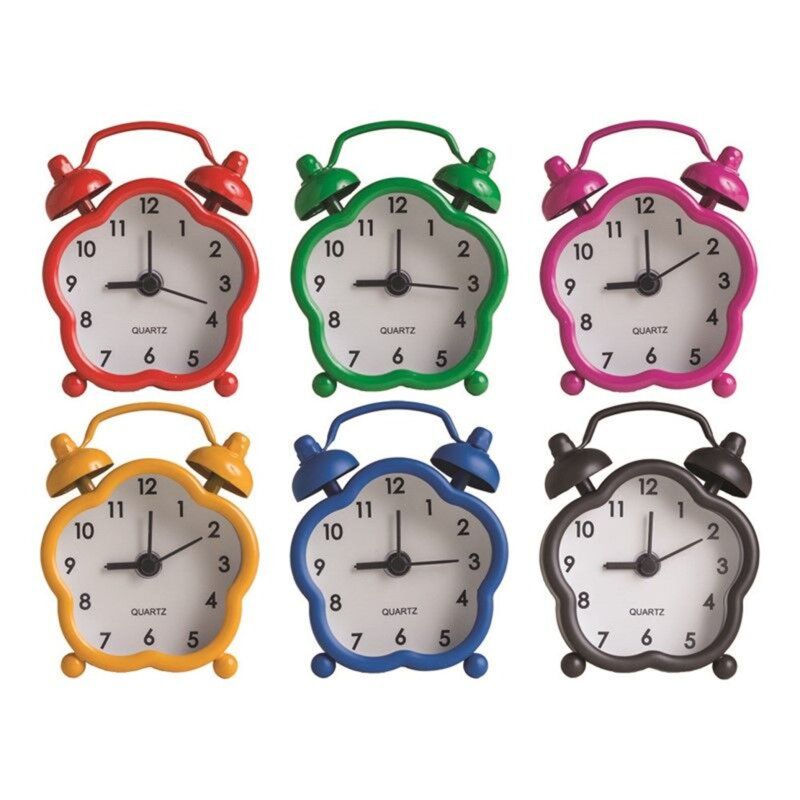  Horloge festonnée Tiny Time 2,75 po - assortiment de 24, H 6,3 po