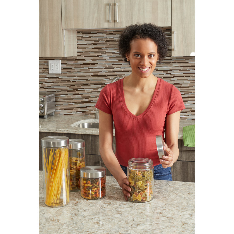 Glass Canister - Set of 4
