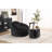 Luxury Chenille Bean Bag Chair For Teens - Extra Soft Foam, Portable, 42.52In Diameter, 20.47In Height, Versatile Teen Seating Ultra Lazy Stain Chenille, Adds To Room-302451002