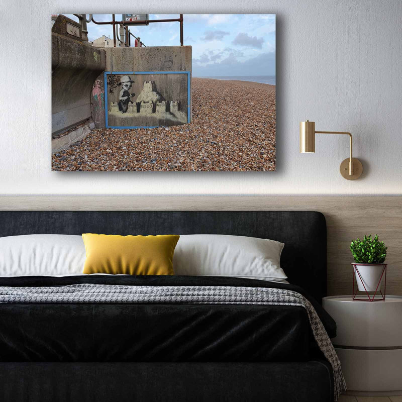 «Sandcastle Graffiti», art mural sur toile