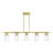 Zari 5 - Light Steel Dimmable Kitchen Island Square / Rectangle Chandelier-338262101