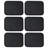 Argon Tableware Rectangle Non-Slip Serving Trays - 45.5cm x 35.5cm - Black-99078640