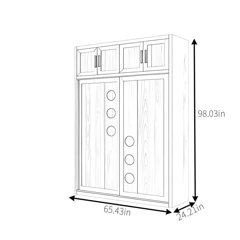 Armoire classique rétro