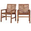 Fauteuil de patio en acacia Harbison-559201372