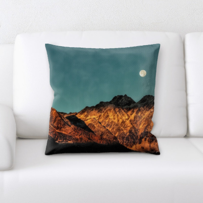 Microsuede Reversible Throw Pillow