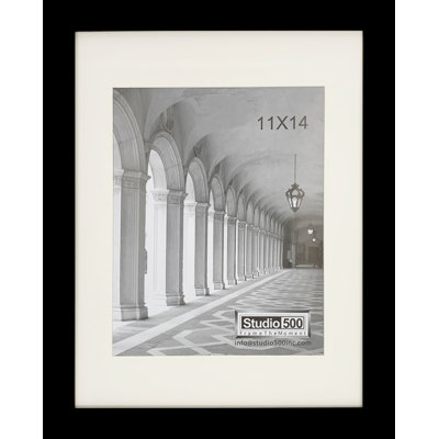Lucienne Beveled Single Picture Frame in Black