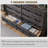 8-drawer Chest, Storage Dresser With Metal Handles, Wide Bedroom Organizer-1358772603