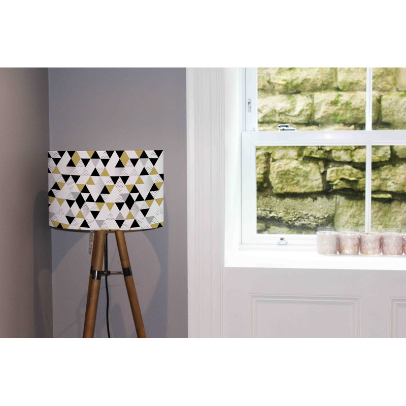 Cotton Drum Lamp Shade ( Uno ), 25cm H x 40cm W x 40cm D