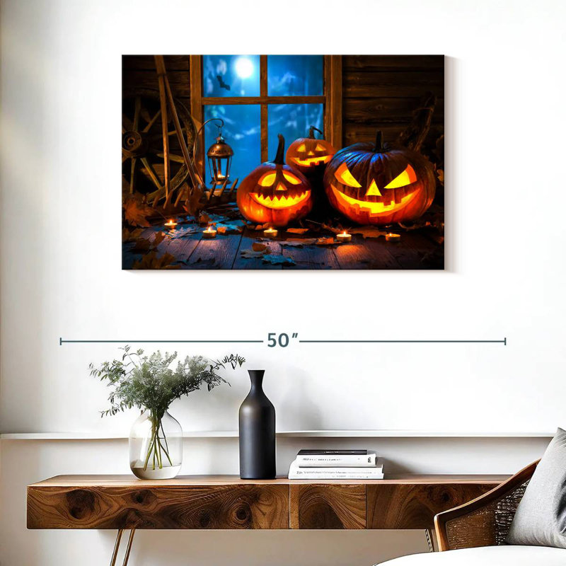 Halloween Jack O Lanterns, H 24 po x l 36 po