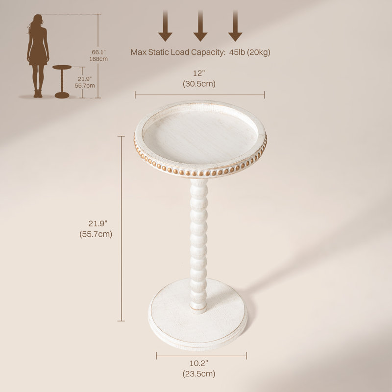 Table d'appoint 12 po