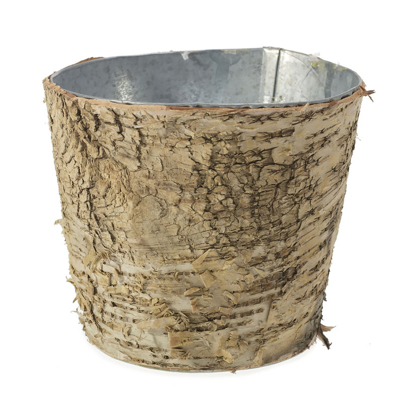 Bryndle Handmade Wood Pot Planter, 5" H x 5.5" W x 5.5" D
