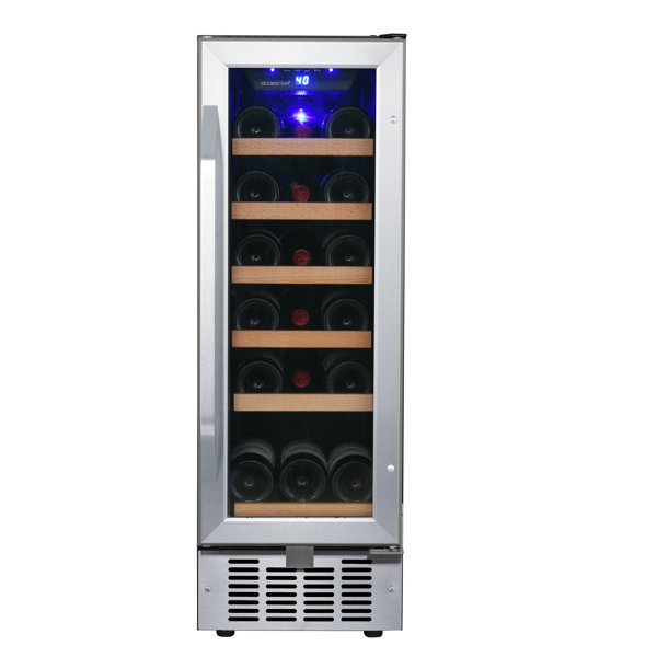 EdgeStar 24.25'' 18 Bottle Single Zone Built-In Wine Refrigerator ...