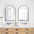 Shatterproof Arched Wall Mirror - Basics by Wayfair™-404100502-404100497