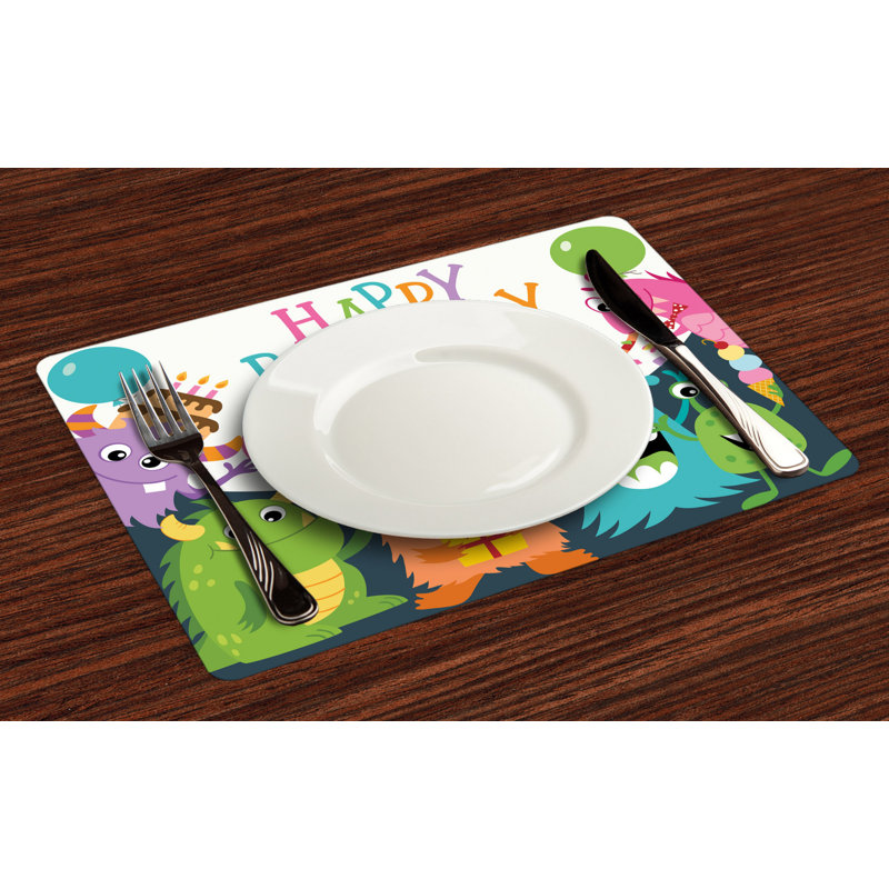 Birthday Party Monster Placemat