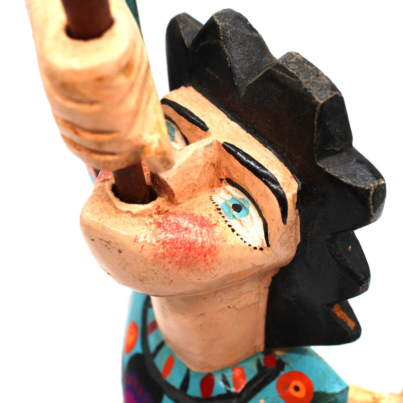 Angel With Trumpet - Wooden Figure