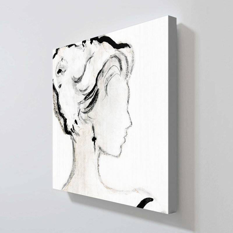 "Fashion Portrait I" par Tava Studios, reproduction sur toile, H 24 po x l 24 po x P 1,5 po