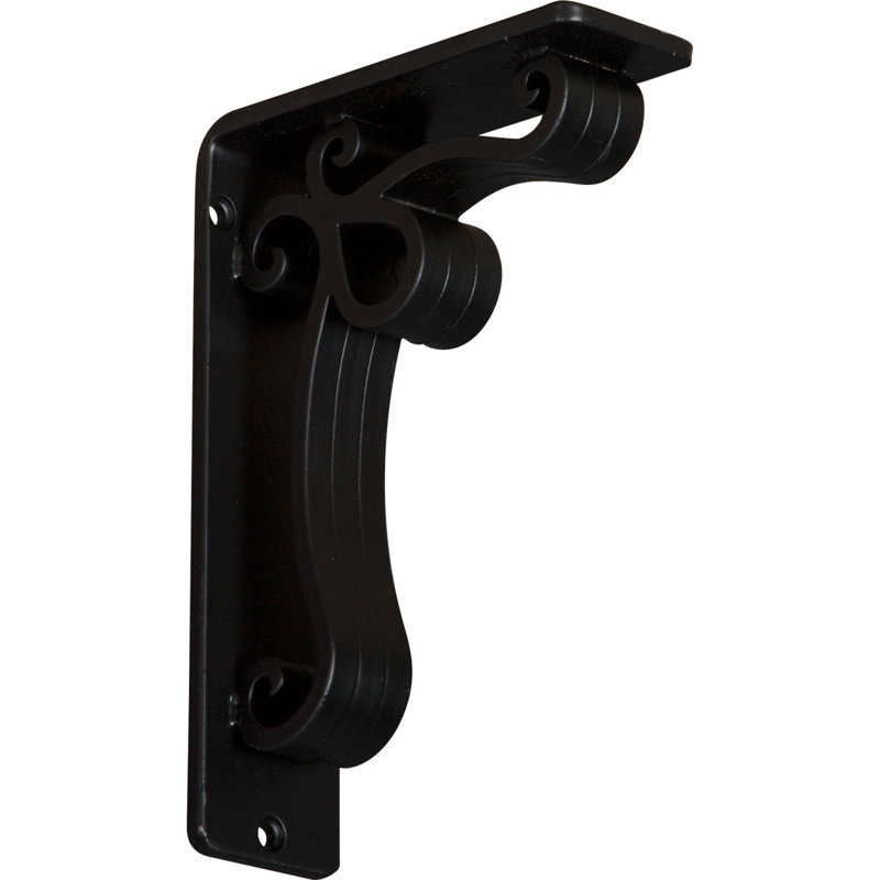 Support en fer forgé Orleans, 2 po x 8 po