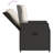 Garden Dining Set Black, Cream White-1020762427