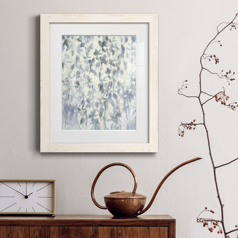«Gentle Rain», reproduction sur papier encadrée, Blanc, H 24 po x l 18 po x P 1,5 po