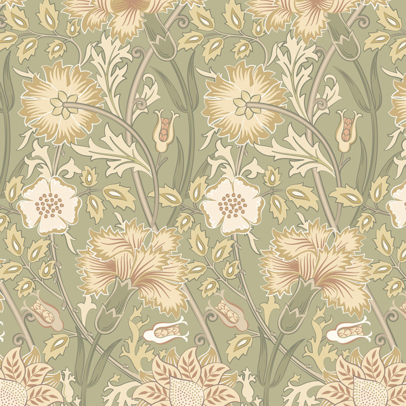 Iris Meadow - Noir, Green