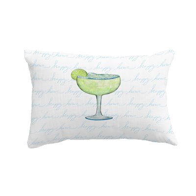 Housse et insert de coussin rectangulaire d'extérieur Margarita