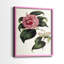 «Pink Floral Mix III» - reproduction encadrée de qualité supérieure - prête à être accrochée - aucun clou requis - aucun clou requis-555992879-555992873