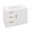 Ensemble de meuble-lavabo flottant mural 30 po avec lavabo, ensemble de meuble-lavabo flottant avec 3 tiroirs et une cabine-1619535091