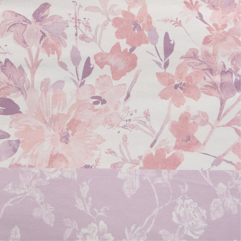 Ensemble de housse de couette à motif floral