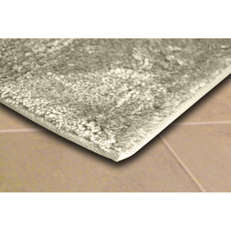 Nylon Bathroom Mat with Non-Slip Appliance Niala, Ivoire, 2 pi 6 po x 4 pi 2 po