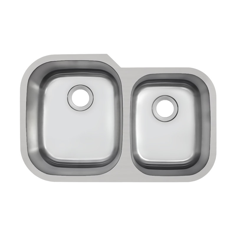 Undermount Double Bowl Stainless Steel Kitchen Sink