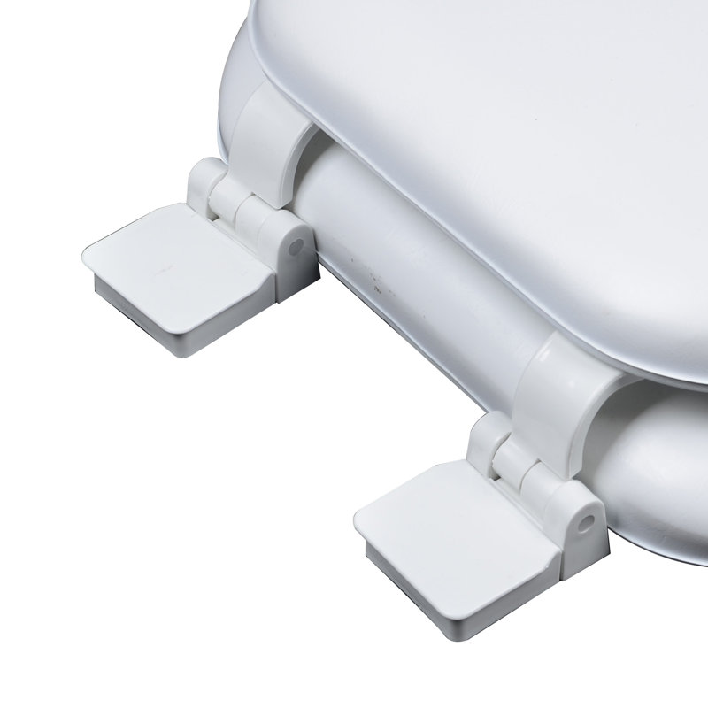 Siège de toilette allongé de qualité supérieure, Blanc