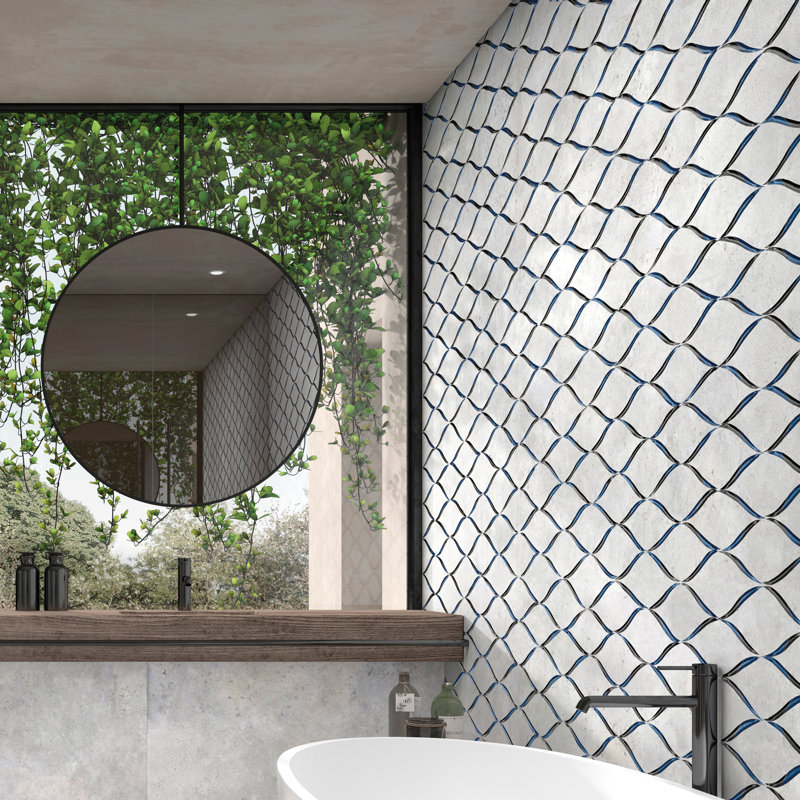 Carreau de porcelaine aspect vague 20 po x 40 po Kangen
