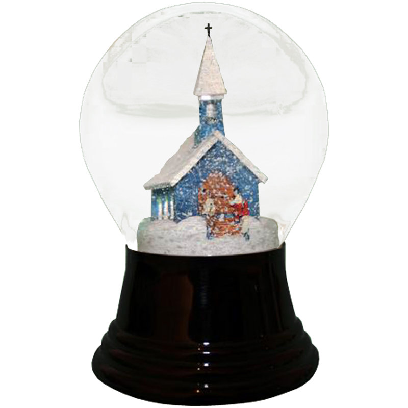 Boule à neige chapel