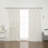 Jenifer Tulle Overlay Star Cut Out Solid Room Darkening Grommet Curtain Panels-113279326-113279327
