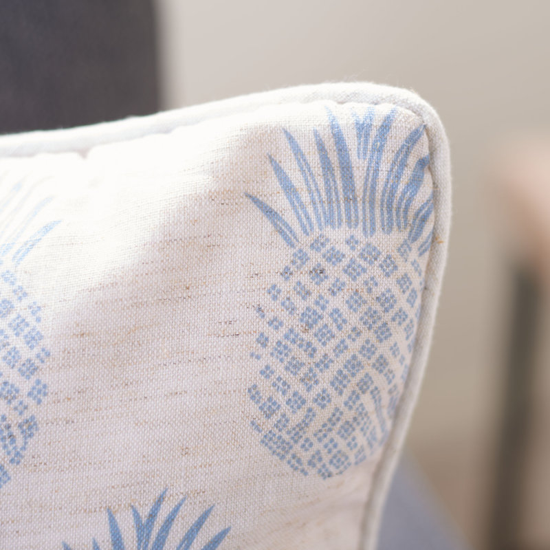 Embroidered Reversible Throw Pillow