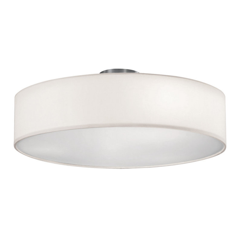 Abshire Fabric Semi Flush Mount