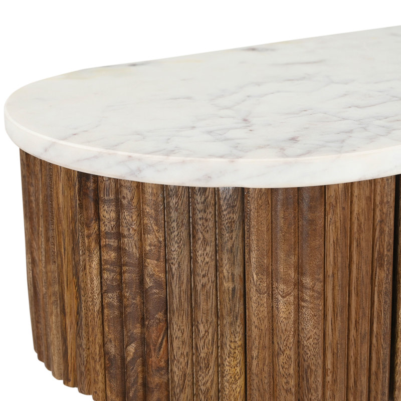 Console Reyna Noyer, Walnut/White