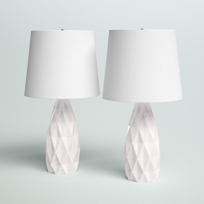 Midwood Ceramic Table Lamp, White
