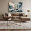Nautique, grands voiliers, art mural sur toile brune-2113010703