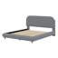 Lit plateforme tapissier au design courbé élégant-17640536